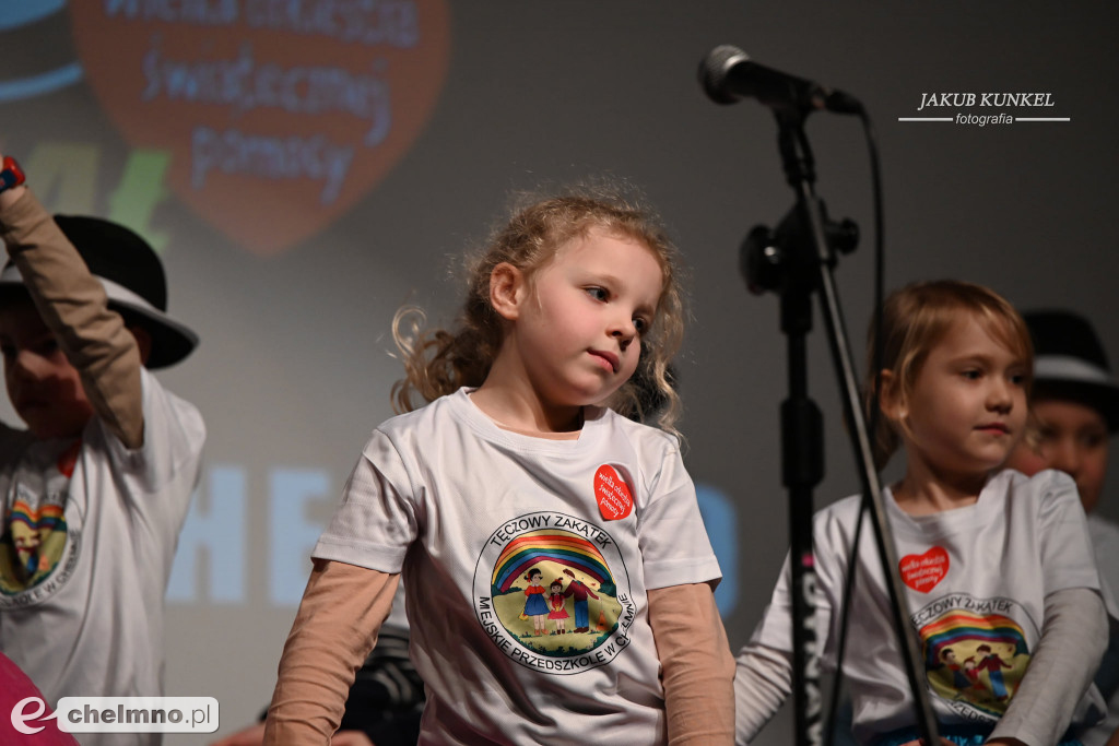 Podziękowania dla występujących na finale WOŚP w Chełmnie