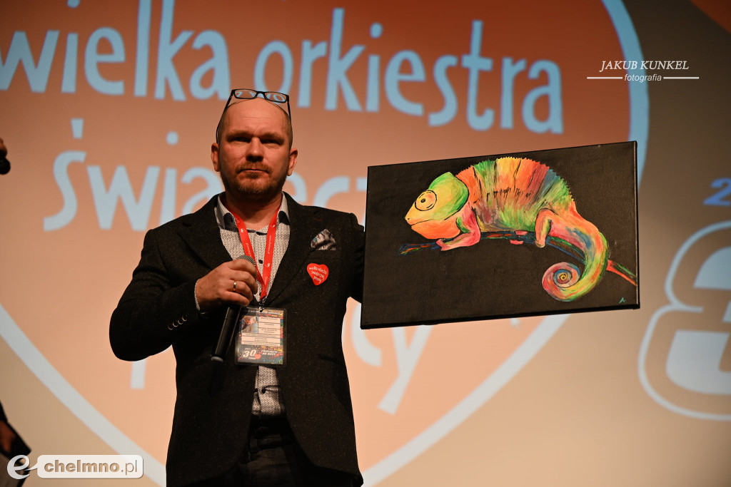 Podziękowania dla występujących na finale WOŚP w Chełmnie