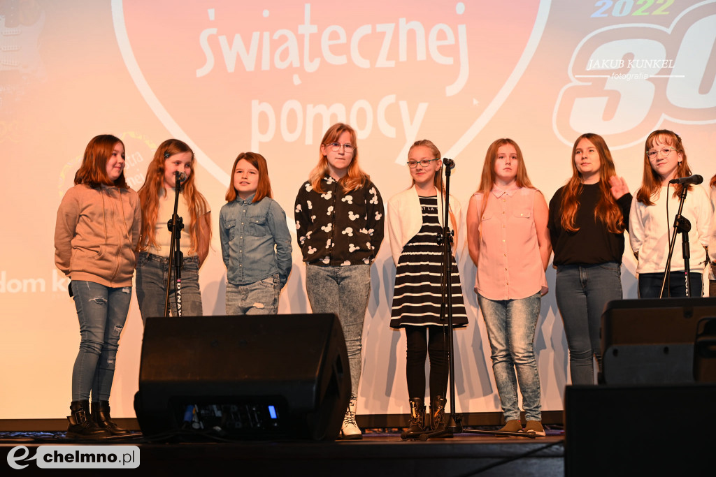 Podziękowania dla występujących na finale WOŚP w Chełmnie