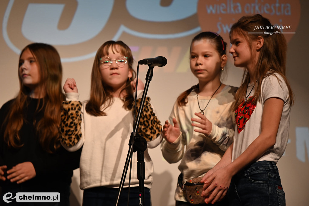 Podziękowania dla występujących na finale WOŚP w Chełmnie