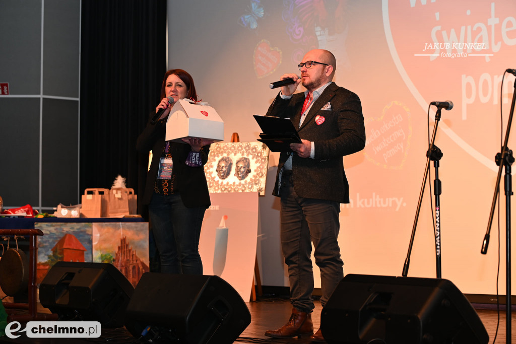 Podziękowania dla występujących na finale WOŚP w Chełmnie