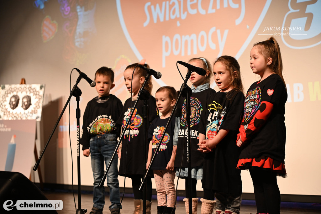 Podziękowania dla występujących na finale WOŚP w Chełmnie