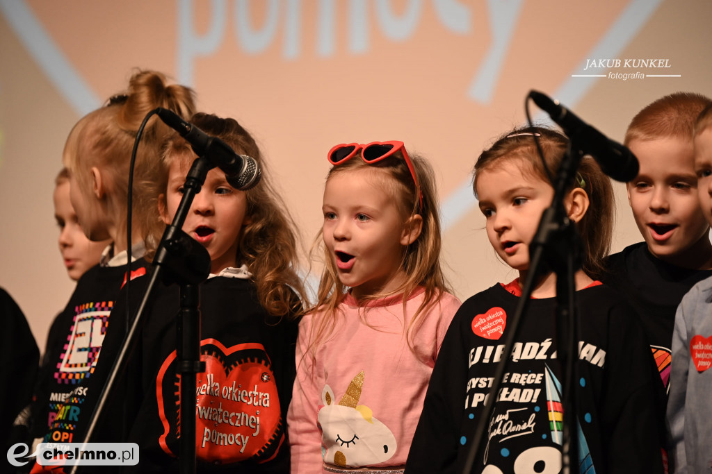 Podziękowania dla występujących na finale WOŚP w Chełmnie