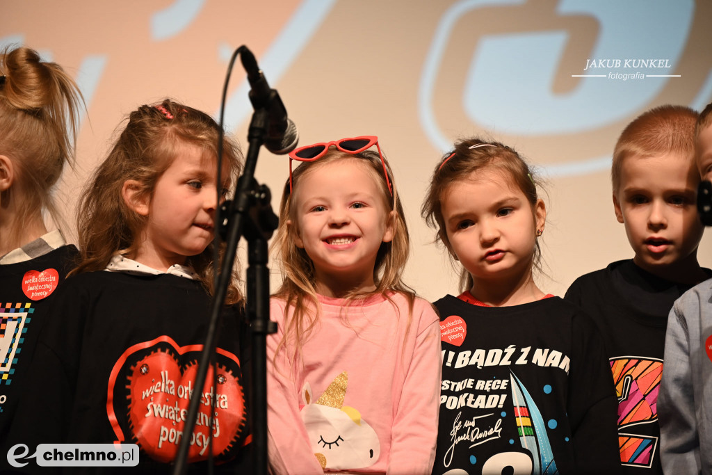 Podziękowania dla występujących na finale WOŚP w Chełmnie