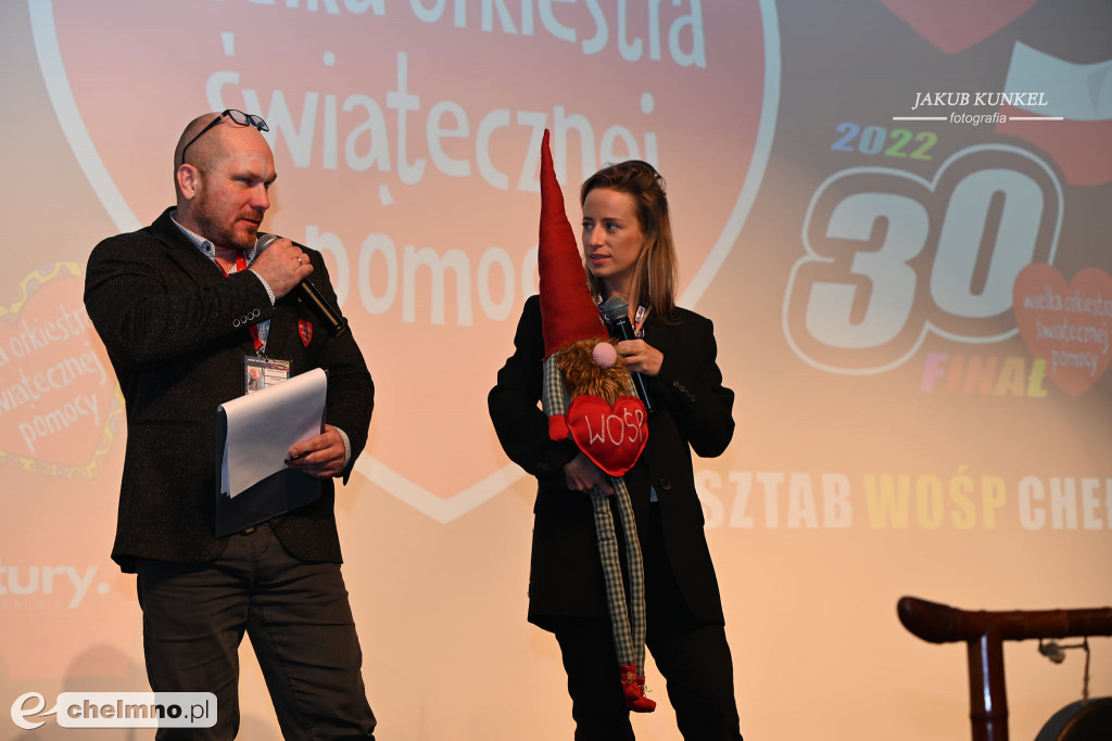 Podziękowania dla występujących na finale WOŚP w Chełmnie