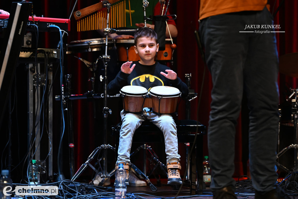 Podziękowania dla występujących na finale WOŚP w Chełmnie