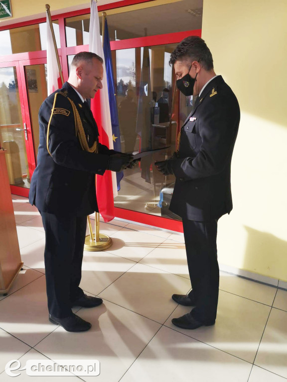 Pożegnanie Zastępcy Komendanta PSP w Chełmnie