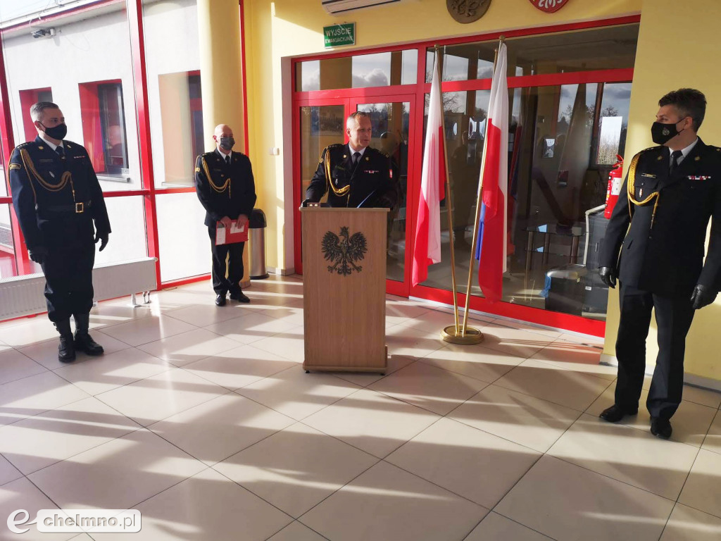 Pożegnanie Zastępcy Komendanta PSP w Chełmnie