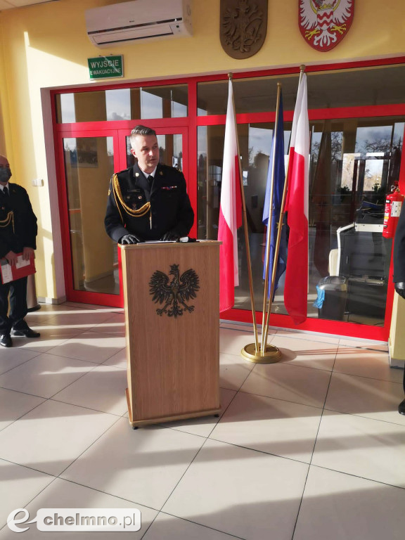 Pożegnanie Zastępcy Komendanta PSP w Chełmnie