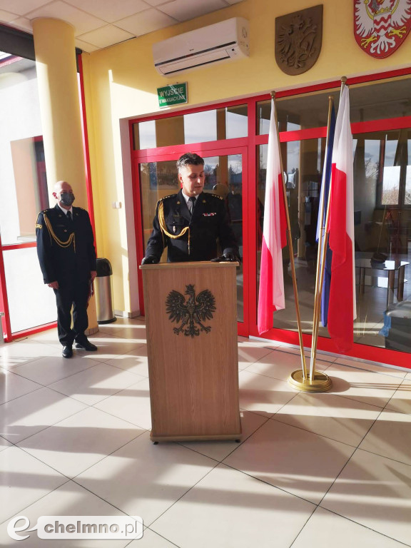 Pożegnanie Zastępcy Komendanta PSP w Chełmnie