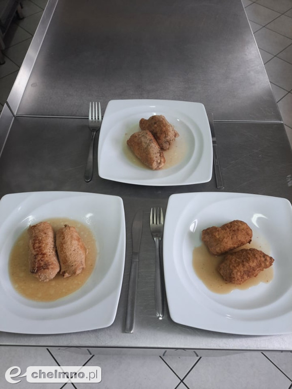 Smaczne zajęcia praktyczne w ZS CKZ w Grubnie