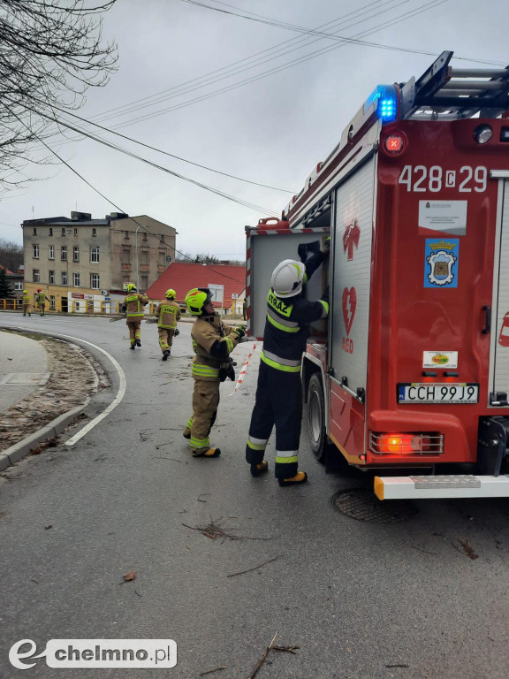 Wichura szalała w powiecie chełmińskim