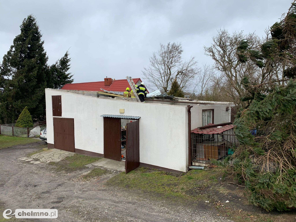 Wichura szalała w powiecie chełmińskim