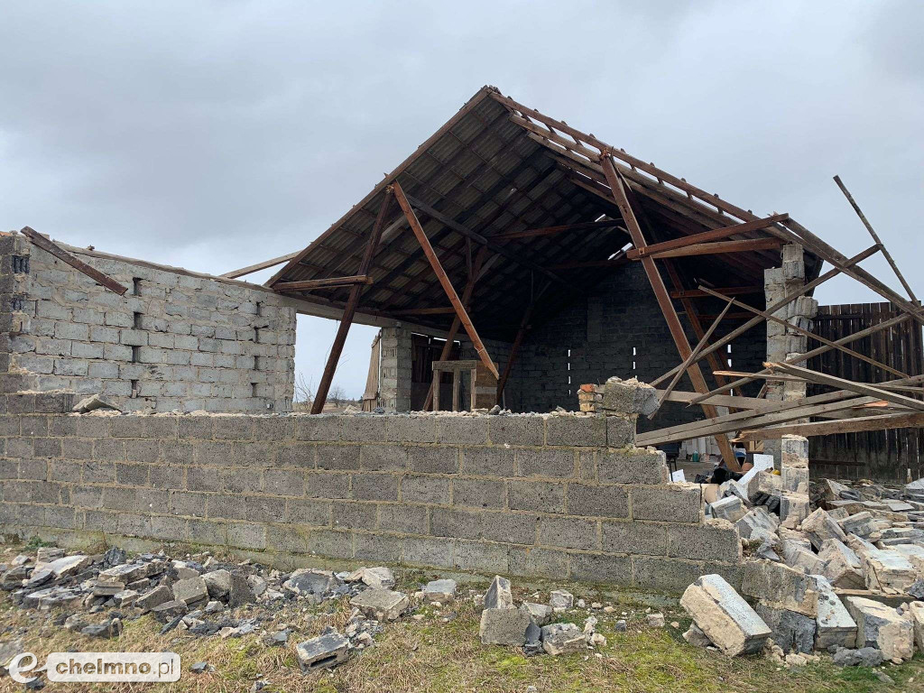 Wichura szalała w powiecie chełmińskim