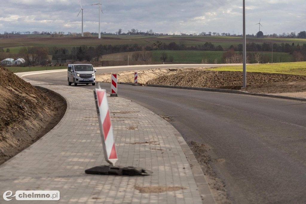 Przebudowa drogi Stolno-Wąbrzeźno na półmetku