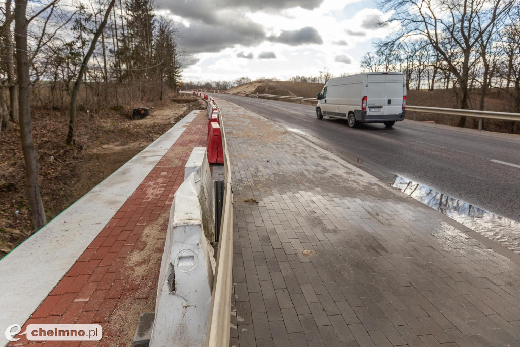 Przebudowa drogi Stolno-Wąbrzeźno na półmetku