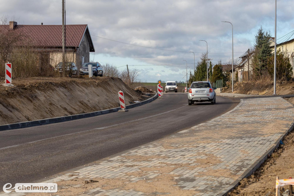 Przebudowa drogi Stolno-Wąbrzeźno na półmetku
