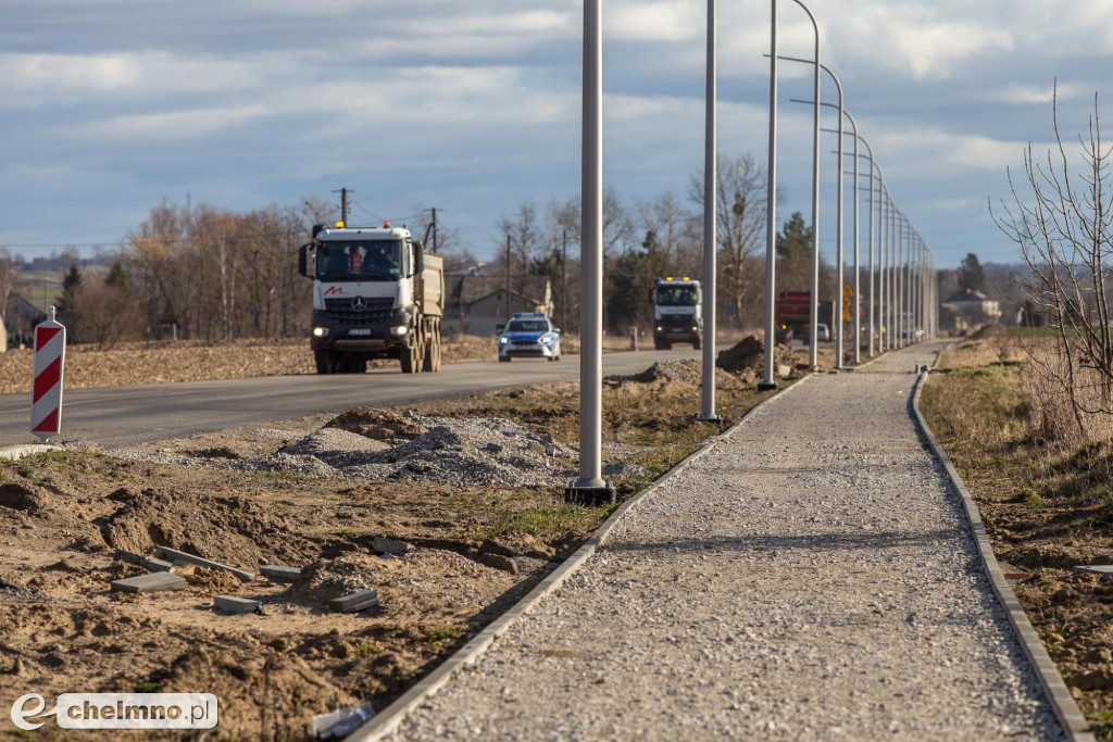 Przebudowa drogi Stolno-Wąbrzeźno na półmetku