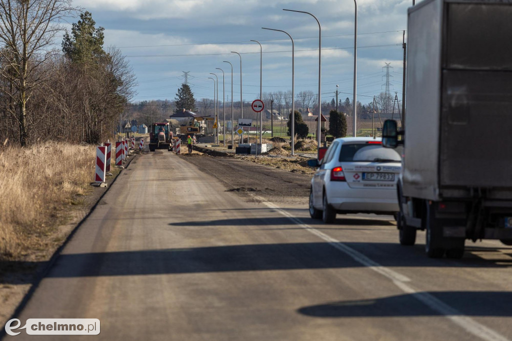 Przebudowa drogi Stolno-Wąbrzeźno na półmetku