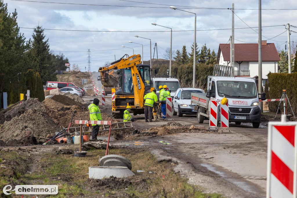 Przebudowa drogi Stolno-Wąbrzeźno na półmetku