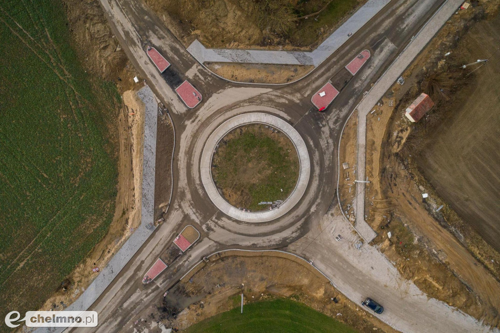 Przebudowa drogi Stolno-Wąbrzeźno na półmetku