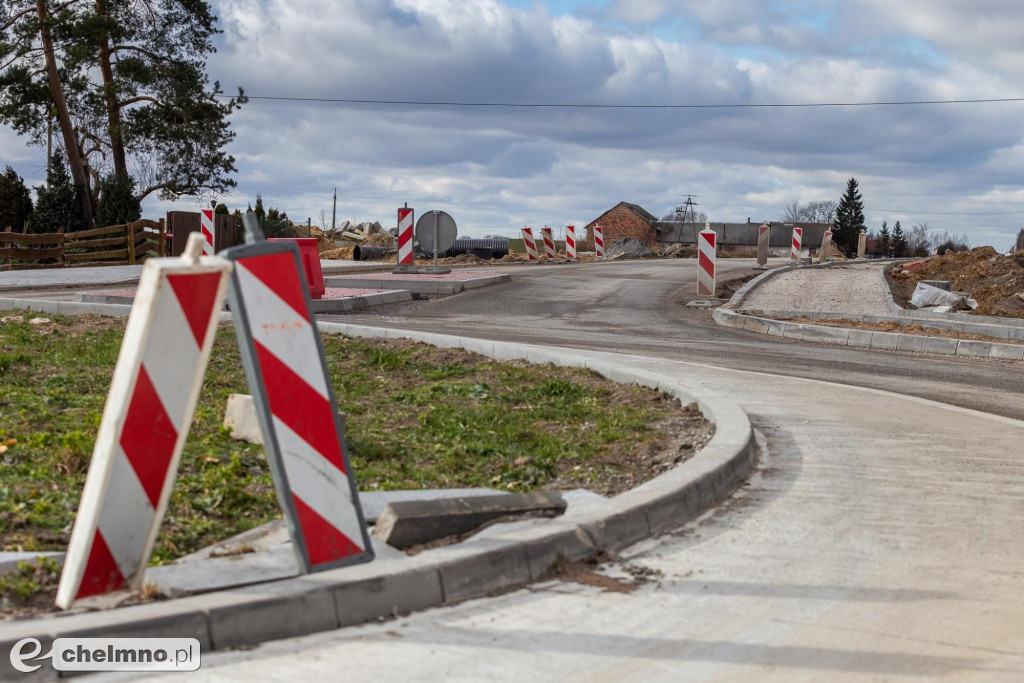Przebudowa drogi Stolno-Wąbrzeźno na półmetku