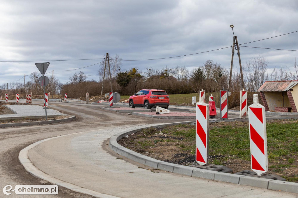 Przebudowa drogi Stolno-Wąbrzeźno na półmetku