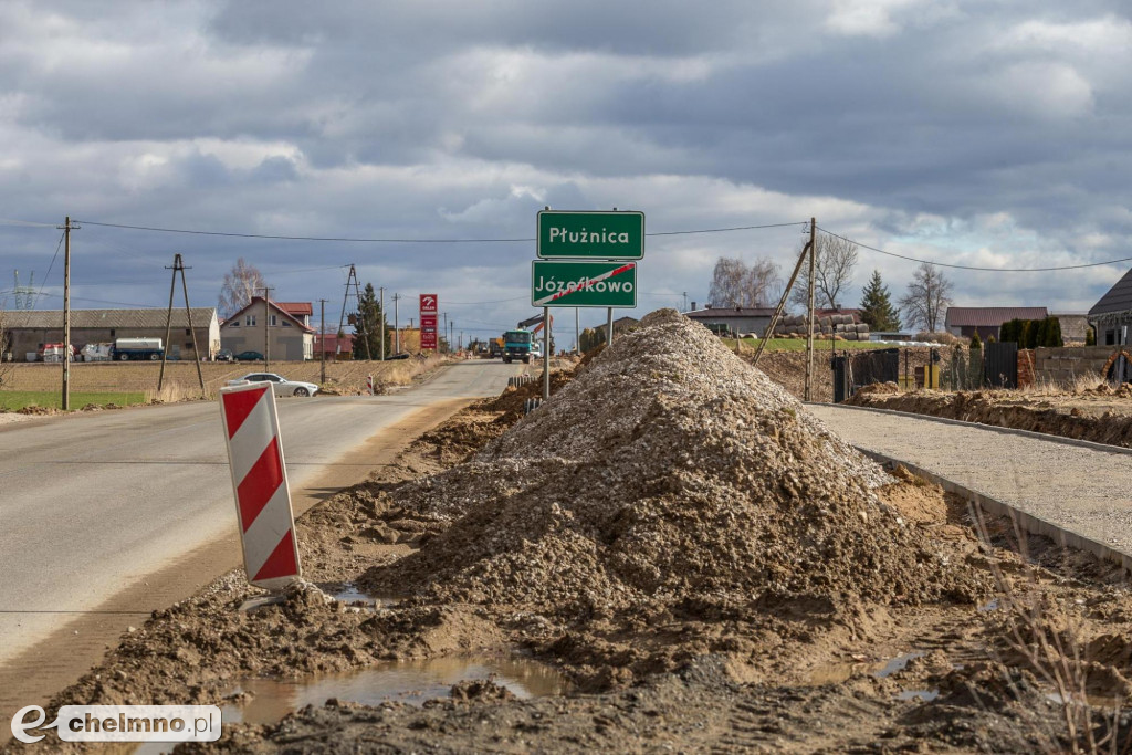 Przebudowa drogi Stolno-Wąbrzeźno na półmetku
