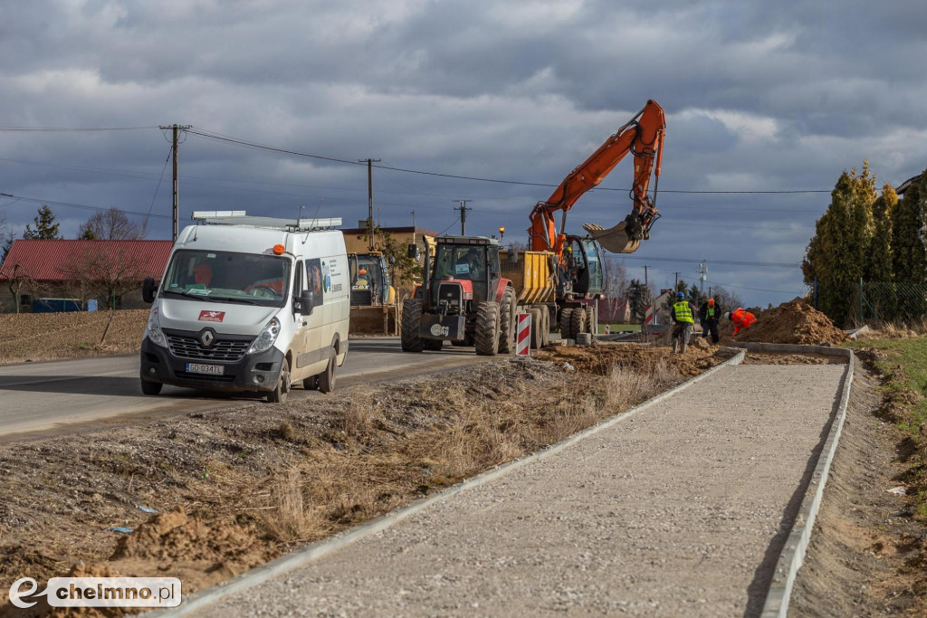 Przebudowa drogi Stolno-Wąbrzeźno na półmetku