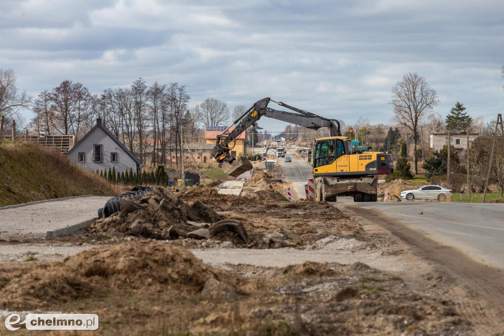 Przebudowa drogi Stolno-Wąbrzeźno na półmetku