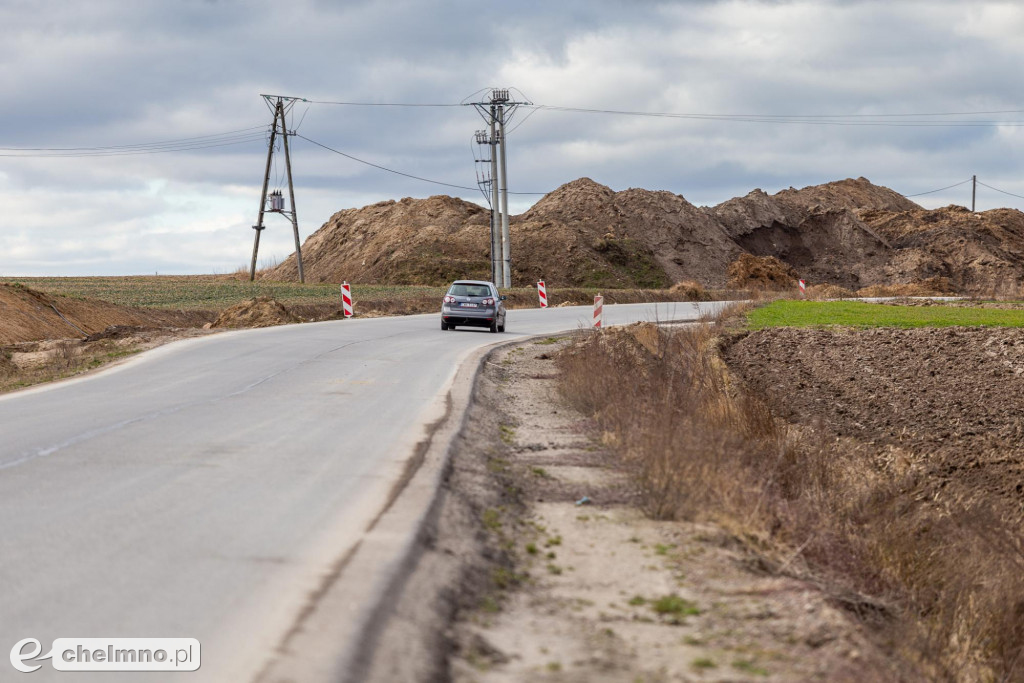 Przebudowa drogi Stolno-Wąbrzeźno na półmetku
