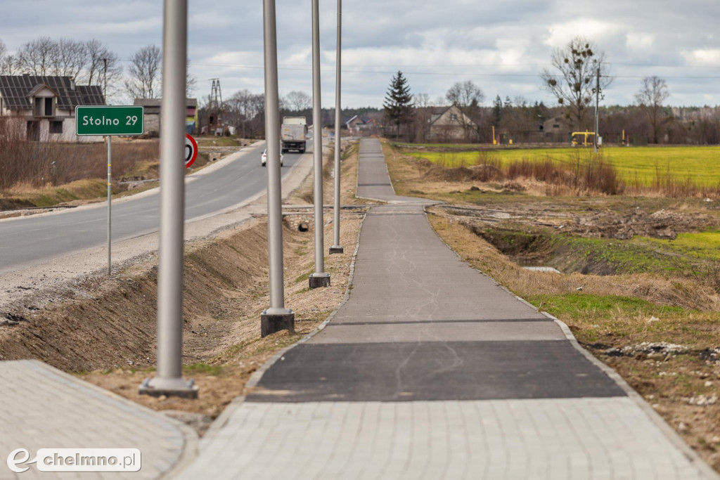 Przebudowa drogi Stolno-Wąbrzeźno na półmetku