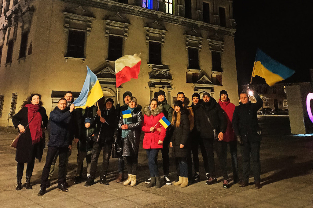 Wczorajsza manifestacja Solidarni z Ukrainą!
