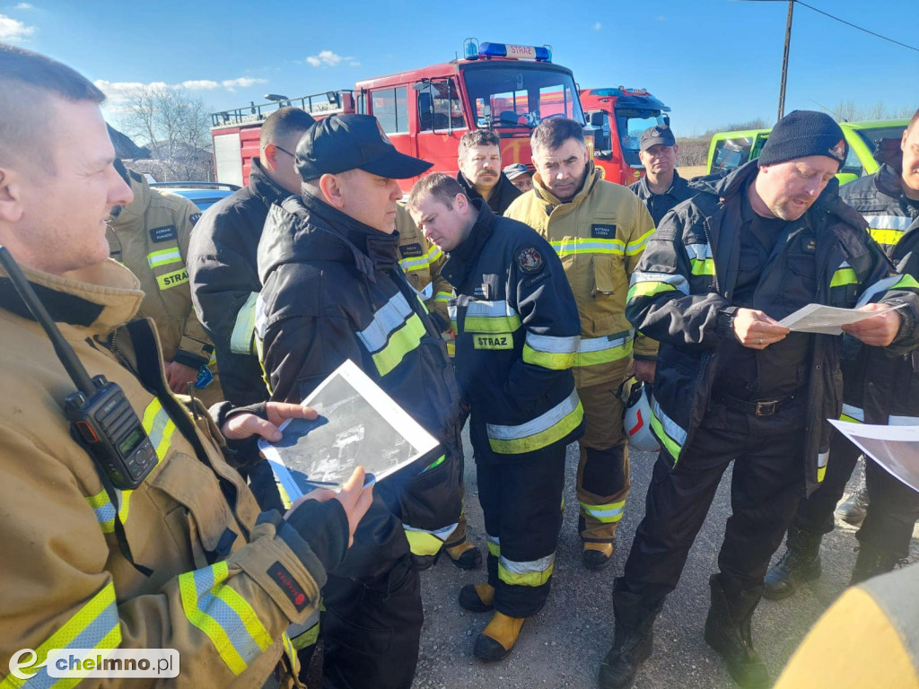 Ćwiczenia z udziałem jednostek strażackich z gminy