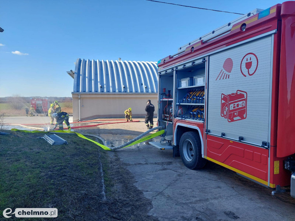 Ćwiczenia z udziałem jednostek strażackich z gminy