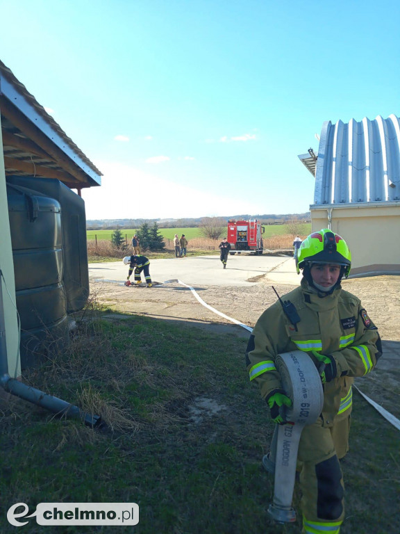 Ćwiczenia z udziałem jednostek strażackich z gminy