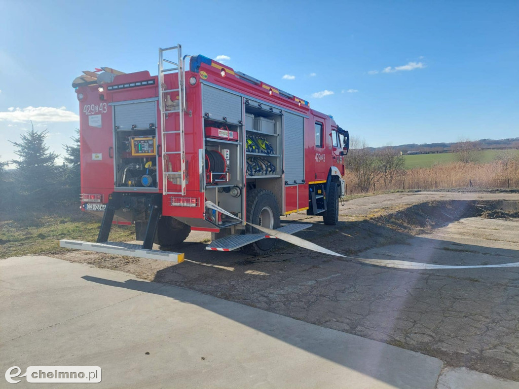 Ćwiczenia z udziałem jednostek strażackich z gminy