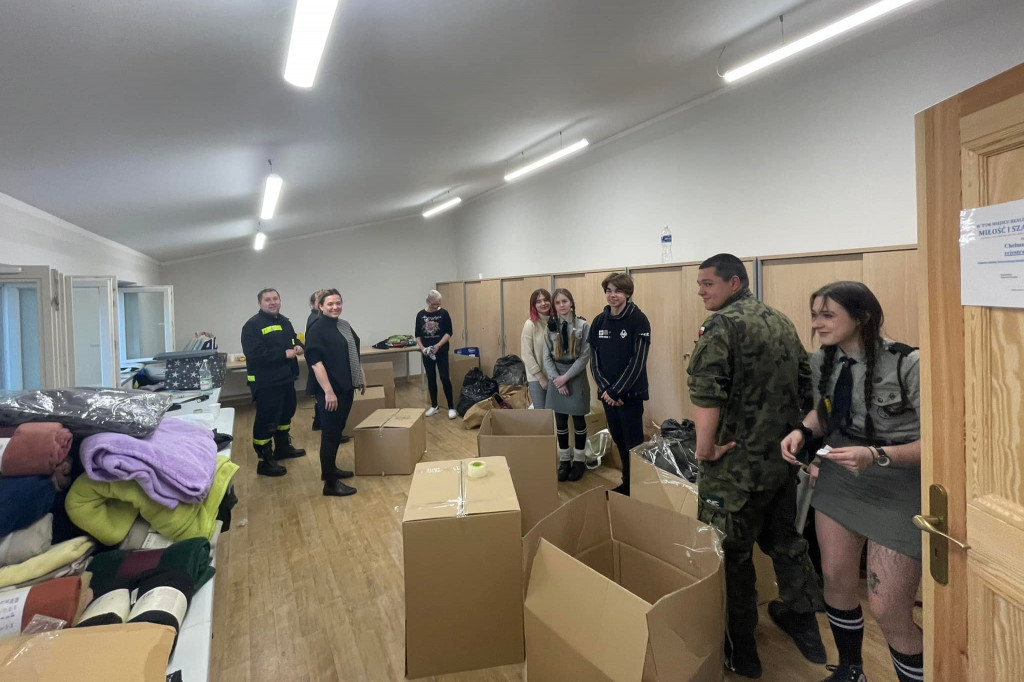 Dziękujemy za wszystkie przyniesione materiały!