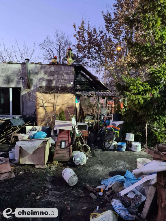  Zwłoki zwęglonej kobiety znalezione w powiecie chełmińskim