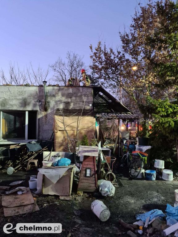  Zwłoki zwęglonej kobiety znalezione w powiecie chełmińskim