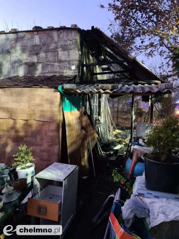  Zwłoki zwęglonej kobiety znalezione w powiecie chełmińskim