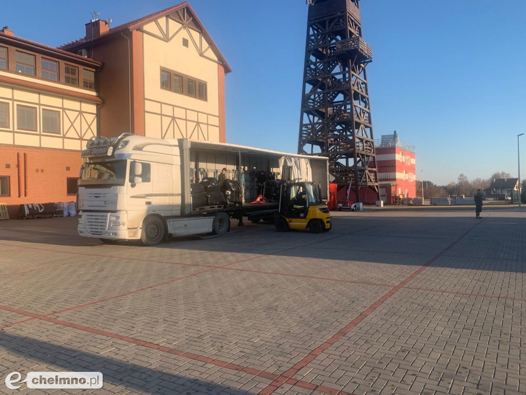 Zbiórka charytatywna sprzętu pożarniczego dla strażaków z Ukrainy