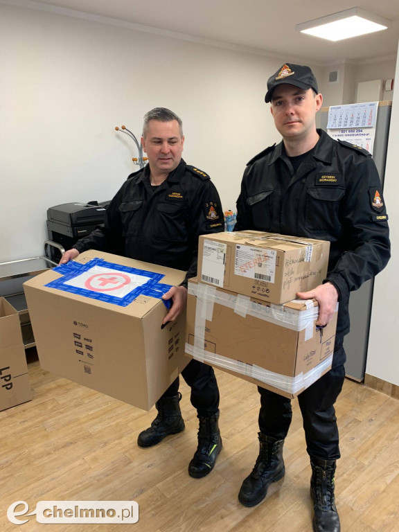 Zbiórka charytatywna sprzętu pożarniczego dla strażaków z Ukrainy