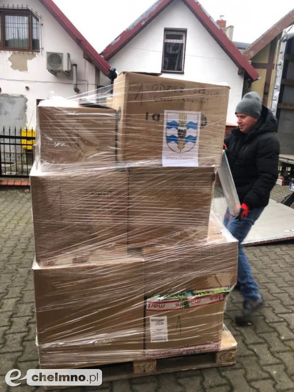 Z Gminy Chełmno wyruszył transport z pomocą dla Ukrainy