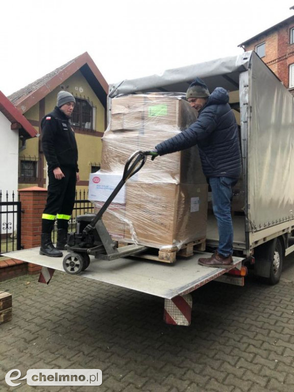 Z Gminy Chełmno wyruszył transport z pomocą dla Ukrainy