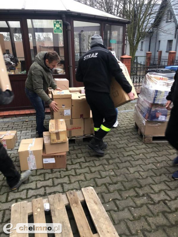 Z Gminy Chełmno wyruszył transport z pomocą dla Ukrainy