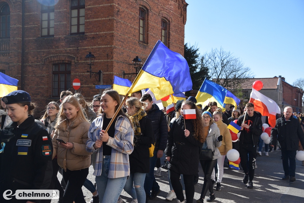 Tłumy uczestników na Marszu Pokoju w Chełmnie