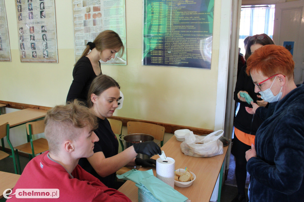 Wczorajsza zbiórka funduszy dla Ukraińców w ZS nr 2