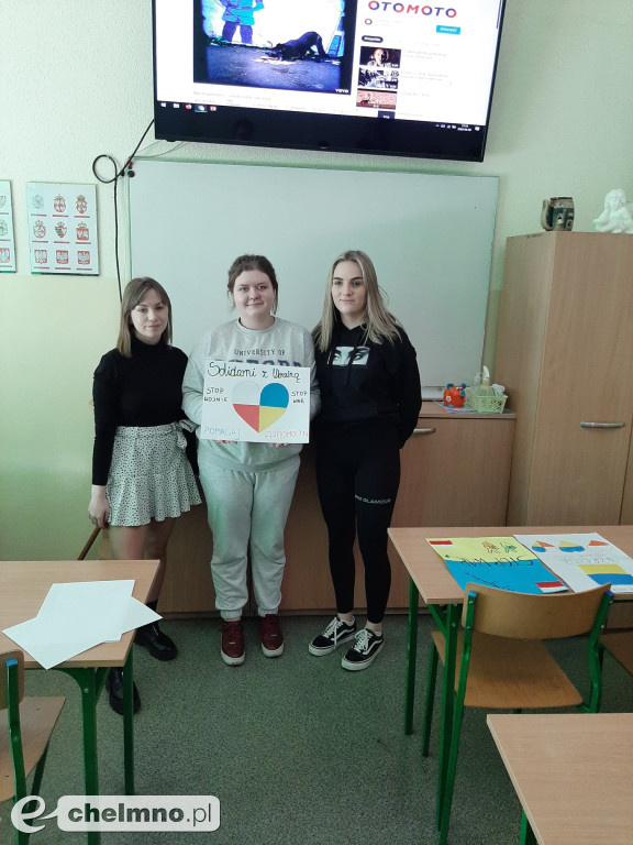 Wczorajsza zbiórka funduszy dla Ukraińców w ZS nr 2