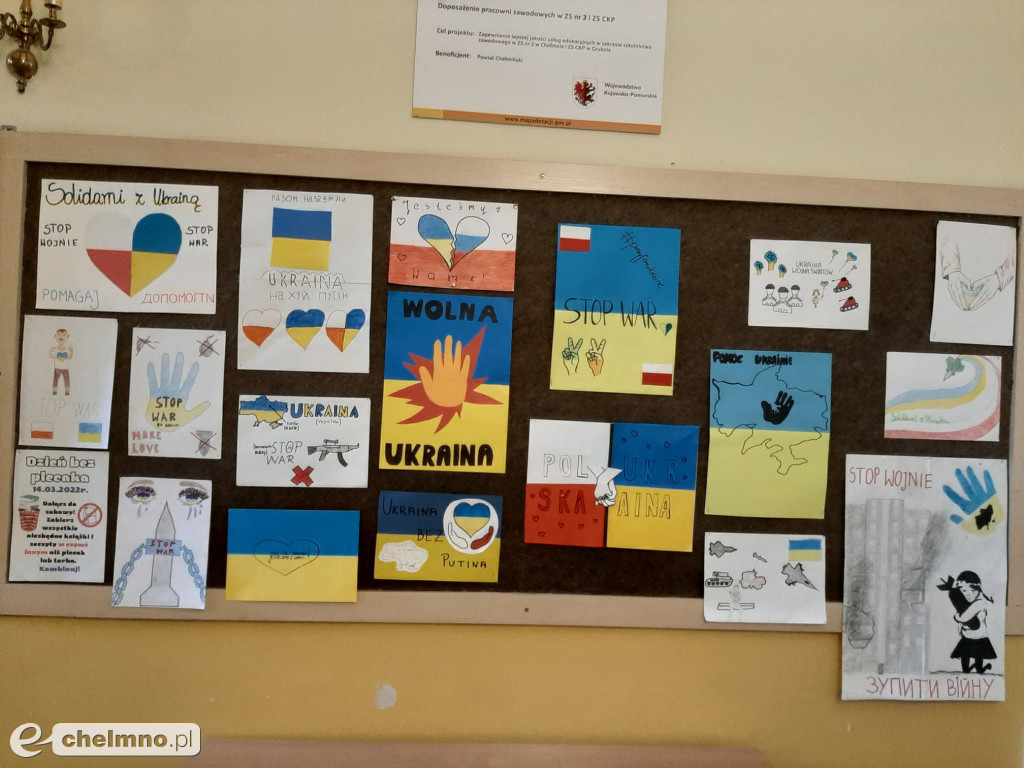 Wczorajsza zbiórka funduszy dla Ukraińców w ZS nr 2